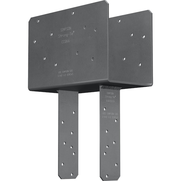Simpson Strong-Tie CCQ Column Cap for 6x Beam 6x Post with Strong-Drive SDS Screws CCQ66SDS2.5 - main