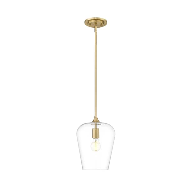 Z-Lite Joliet Burnished Brass 1 Light Pendant 473P9-BBR - main