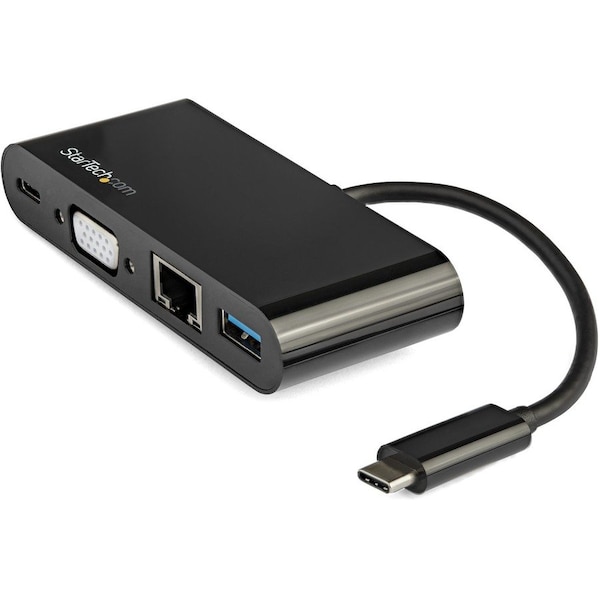 Startech.Com USB C Multiport Adapter VGA/PD/USB-A/GbE DKT30CVAGPD - main