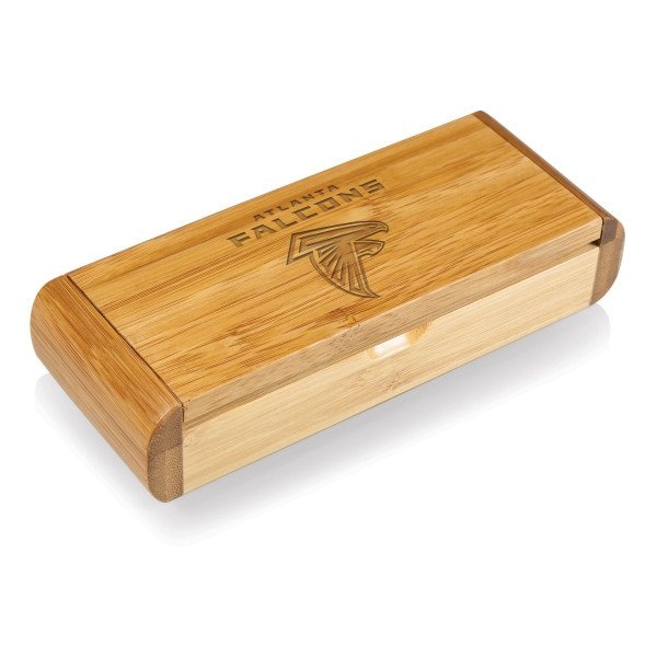 Picnic Time Family Of Brands NFL Atlanta Falcons - Elan Deluxe Corkscrew In Bamboo Box 868-00-505-023-2 - main