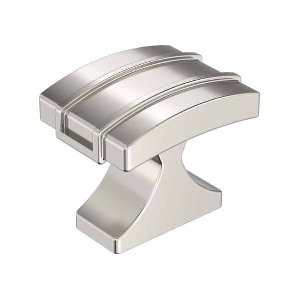 Amerock Davenport 1-1/4 inch 32mm Length Polished Nickel Cabinet Knob BP36601PN - main