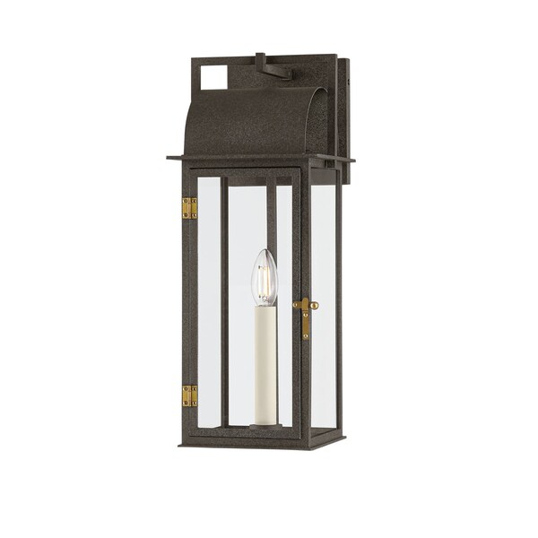 Troy Lighting Bohen 1 Light Exterior 7.5 In. French Iron/Patina Brass B2219-FRN/PBR - main