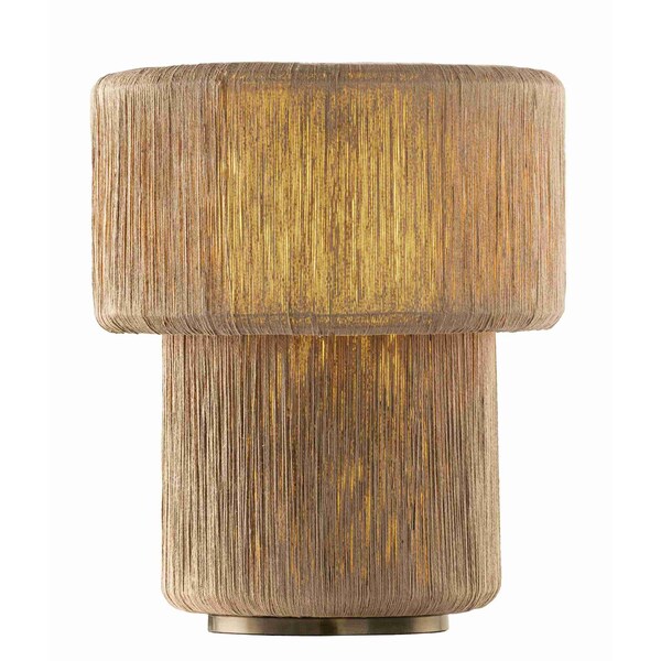 Troy Lighting Kenai 17in wide 1 Light Table Lamp in Patina Brass PTL2020-PBR - main