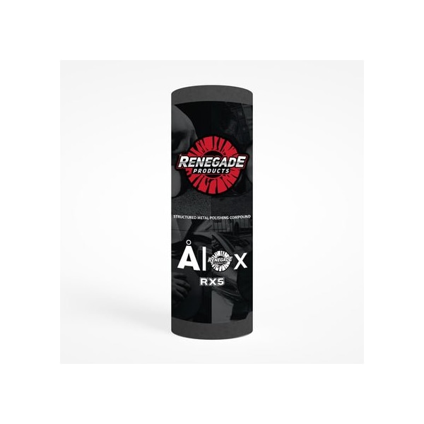 Renegade Products Usa AlOx Structured Polishing Compounds, Full Tube, RX5: Ultra Fine Finish White CBMRX5-MBAR - main