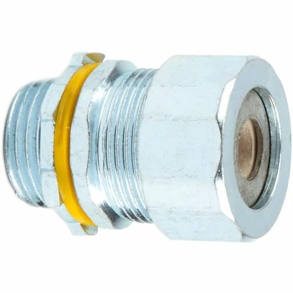 Dottie L.H. Dottie 1/2'' Steel Strain Relief Connector (White Grommet), 25PK SR50A350 - main
