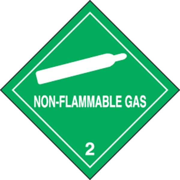 Accuform DOT SHIPPING LABELS HAZARD CLASS 2 MSL201PS2 - main