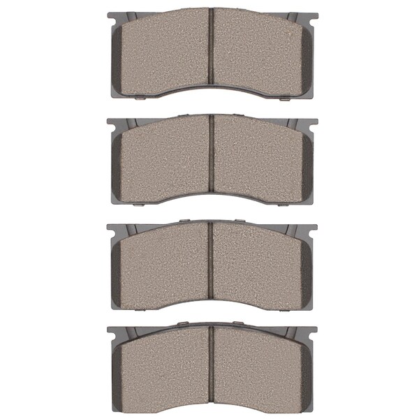 Dynamic Friction Co DFC 5000 Advanced Brake Pads - Semi Metallic 1551-0011-00 - main