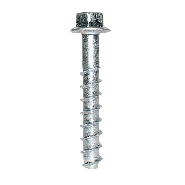 Simpson Strong-Tie Titen HD Heavy-Duty Screw Anchor, 1/4 in Dia, 1-7/8 in L, Carbon Steel, Zinc THDB25178HF1 - main