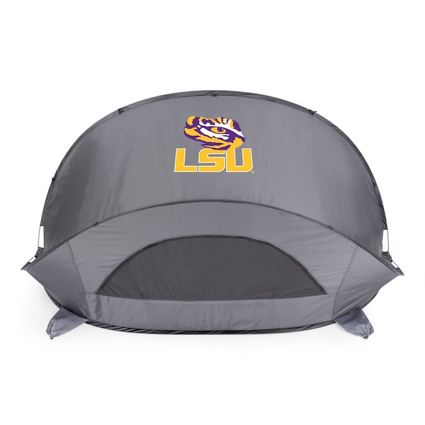 Picnic Time Family Of Brands NCAA LSU Tigers Manta Portable Beach Tent - Pop Up Tent 113-00-105-294-0 - main