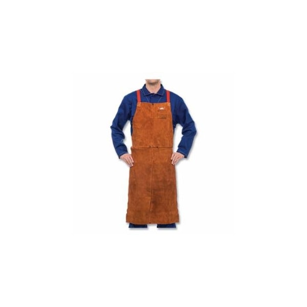 Weldas STEERSOtuff Premium Leather Apron, 44-7136 Bib, 40 in W x 42 in L, Grade A 283-44-7142 - main