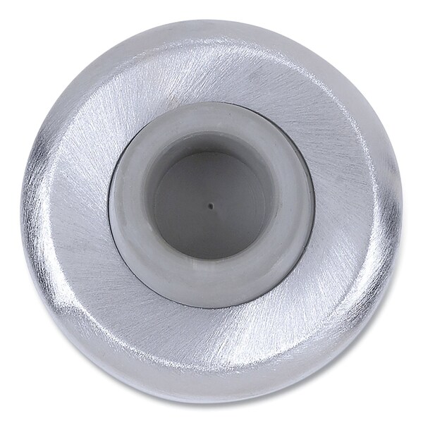 Tell Concave Wall Bumper, 5 x 2 x 6, Satin Chrome DT100084 - main