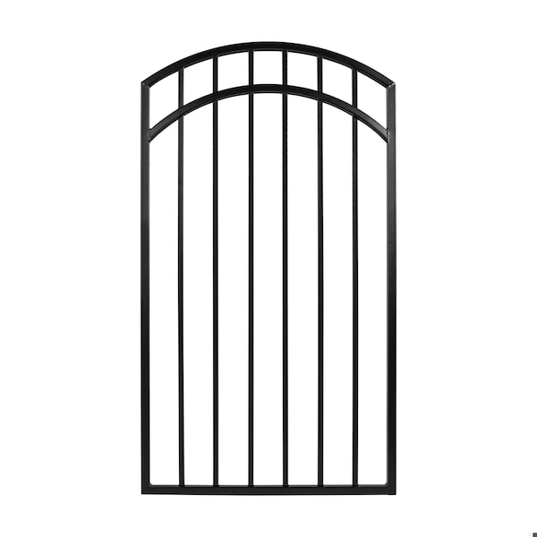 Nuvo Iron 33in Wx56in H Coral Gate Arched Rails, 36in W Opening, Self Close Hardware w/Double Side Handle ICGA3356 - main