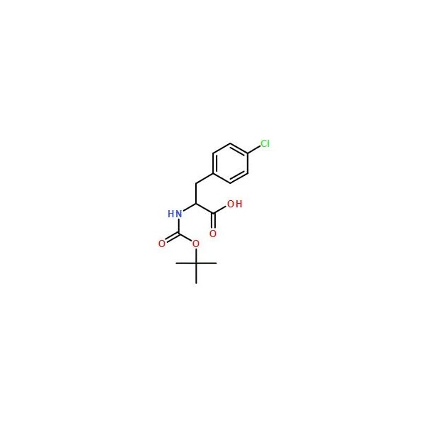 Ak Scientific 2-((tert-Butoxycarbonyl)amino)-3-(4-chlorophenyl)propanoic acid (1g), CAS 51301-86-1 7130AB-1g - main