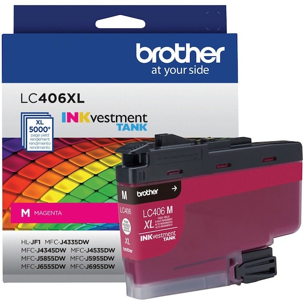 Brother High Yield Magenta Ink Cartridge LC406XLMS - main