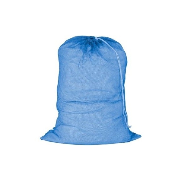 Honey-Can-Do Drawstring, Polyester, Laundry Bag, Blue LBG-01161 - main