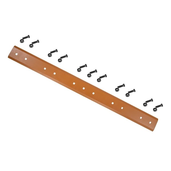 Mytee Products Double Skid Steer Bucket Cutting Edge Blade 30Mn Steel w/Hardware 74-1/2inx6-1/2inx5/8in BCEB-DB-74536558-WH - main