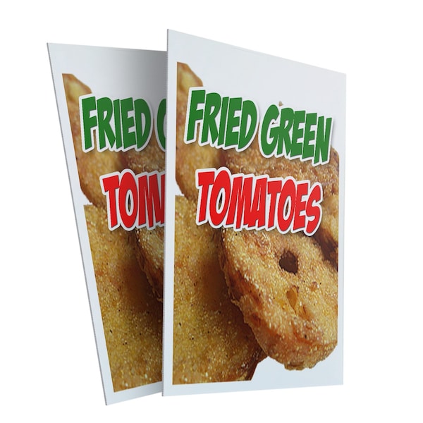 Signmission Fried Green Tomatoes, Plastic Signs Only 24 Inch x 36 Inch, Corrugated Plastic, 2PK CSB-2436-2PACK-Fried Green Tomatoes - main