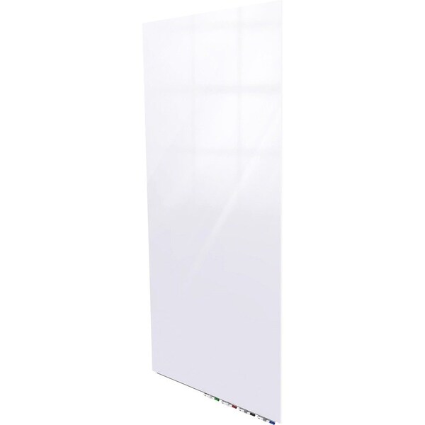 Ghent Aria Glassboard, 6 ft.Hx4 ft.W, 1/4", White, Glass, 72", 48", White ARIASN64WH - main