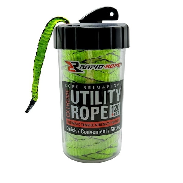 Rapid Rope Utility Rope, 120 ft L, Neon Green RRCG26089 - main