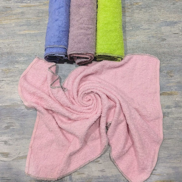 Supremeplus New Color Terry Towel Cleaning Rags, 960 lbs. Pallet, 96 x 10 lbs. Bags, 96PK SP-1896 - main