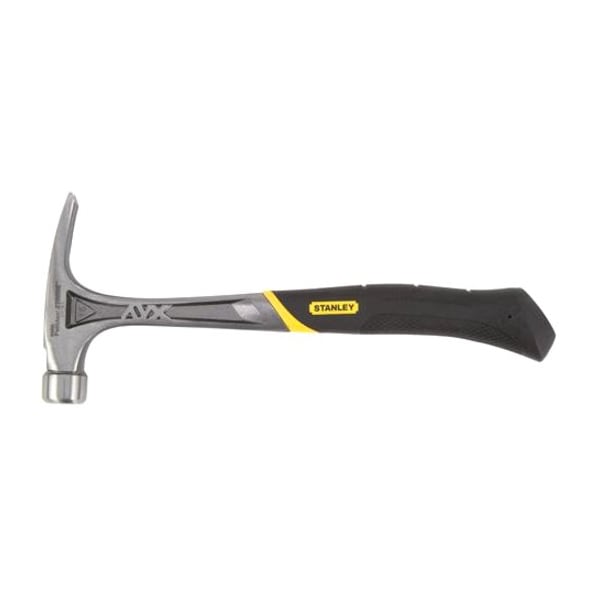 Stanley 16 oz. Antivibe Straight Claw Hammer, Smooth Face, 16 in L Steel Handle 51-163 - main