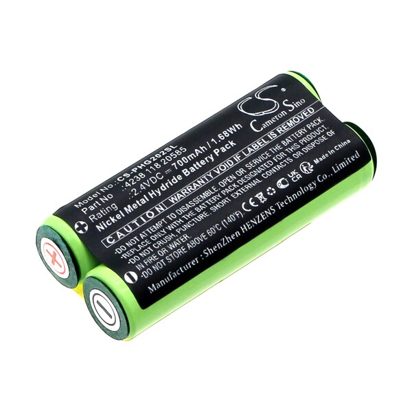 Ilc Replacement Electric Razor Battery, 2.4V, 700mAh PHILIPS NORELCO BG2028 BATTERY - main