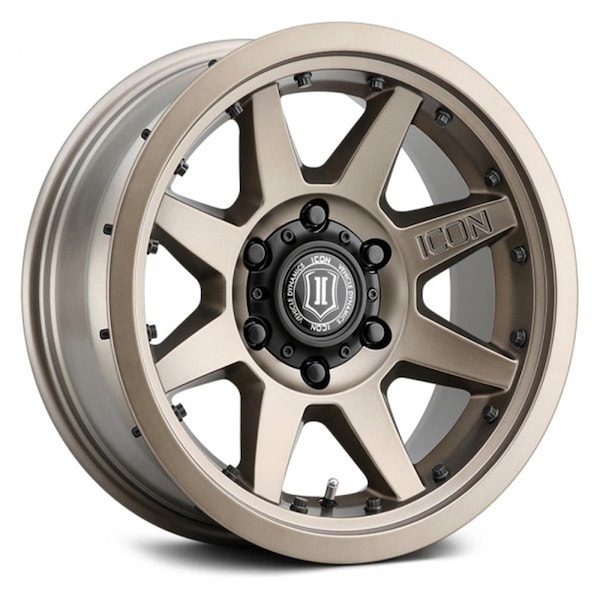 Icon Rebound Pro 17 x 8.5 5 x 5 in. - 6 mm Offset 4.5 in. BS 71.5 mm Bore Bronze Wheel 21817857345BR - main