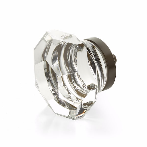 Schaub City Lights Faceted Dome Glass Knob Polished Chrome Finish 54-26 - main