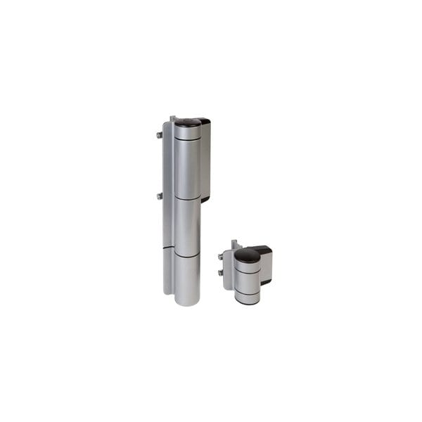 Locinox Usa Hydraulic 180 Degree Self Closing Heavy Duty Gate Closer and Dino Hinge in One MAMMOTH180-SILV - main