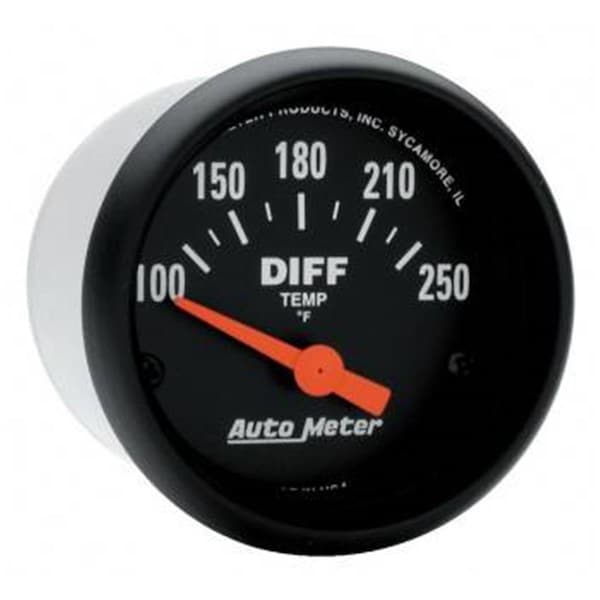 Auto Meter 2636 Z-Series Electric Differential Temperature Gauge - 2.06 in. ATM2636 - main