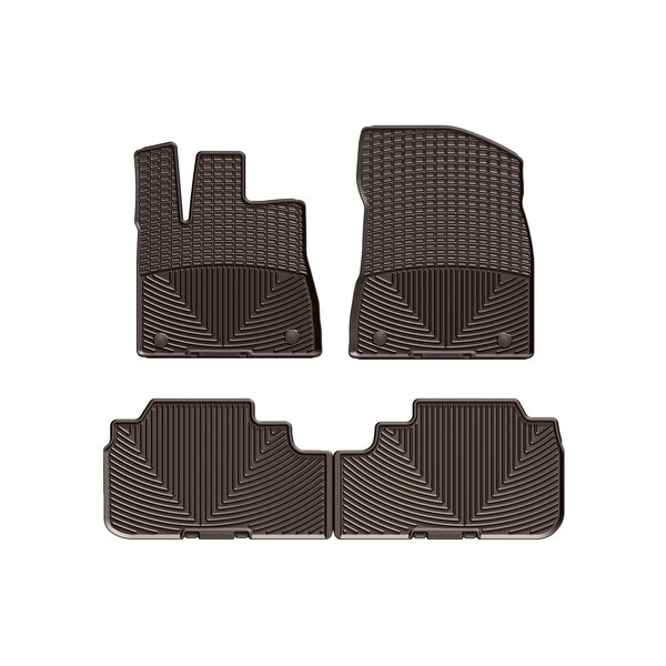 Weathertech Cocoa, Front and Rear All Weather Floor Mats W421CO-W422CO - main
