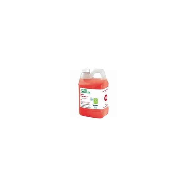 Nattura Super Mega Mop G, For Floor, Hard Surface, Concentrate, Liquid, 64 fl oz (2 quart), 7.5 to 8, 4PK 956500-65T - main