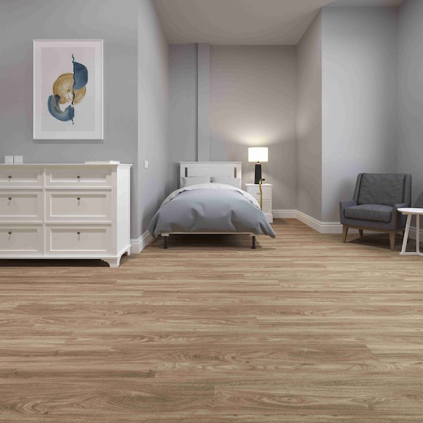 Lucida Surfaces Sample - VistaLuxe Helios Waterproof Glue-Down Luxury Vinyl Flooring - 3 in. W x 6 in. L VL1003SMP - main