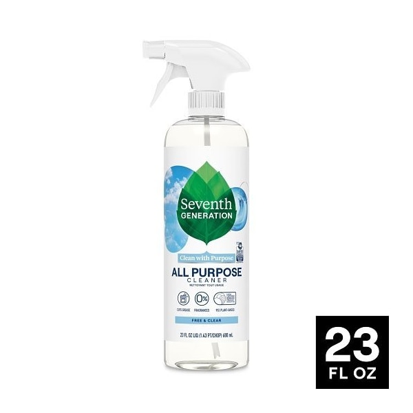 Seventh Generation Free and Clear All Purpose Cleaner, 23 Ounce, 4PK 44713 - main