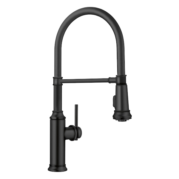 Blanco Empressa Semi-Pro 1.5 GPM, Matte Black 443022 - main