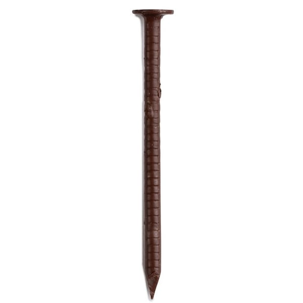 Pro-Fit ProFIT Trim Nail, 1-1/4 in L, 304 Stainless Steel, Flat Head, Smooth Shank, Brown, 1 lb 0252078 - main