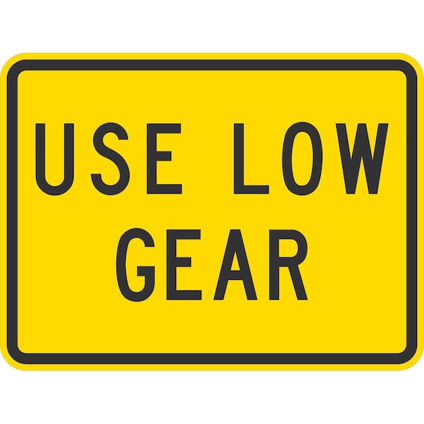 Lyle W7-2P, Use Low Gear (Was W7-2 In 2004 SHS), 24x18, Diamond Grade, Yellow G-11773-DG_24x18 - main