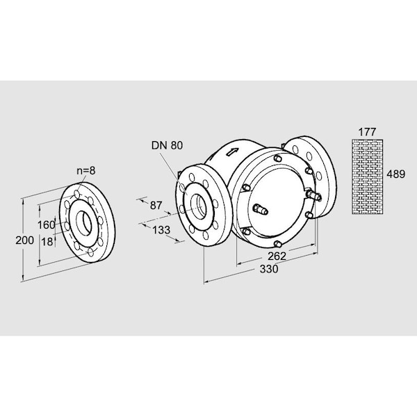 Honeywell Kromschroder FLTR, GAS, GFK 80F10 6 KS81943190 - main