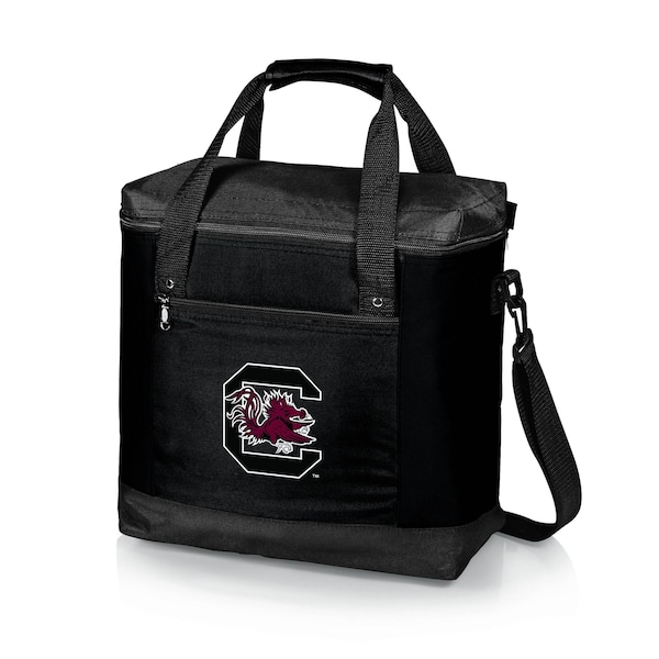 Picnic Time Family Of Brands NCAA South Carolina Gamecocks Montero Tote Cooler Bag - Soft Cooler Bag - Picnic Tote, Black 604-00-179-524-0 - main