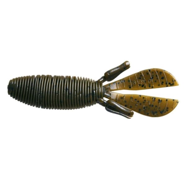 Missile Baits 3.65 in. Baby D Bomb, Green Pumpkin, 7PK MBBD365-GP - main