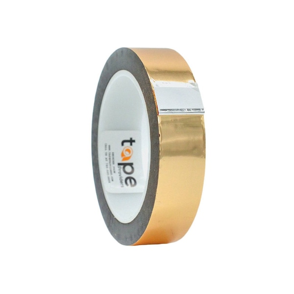 Wod Tape MPFT1 Metalized Polyester Mylar Film Tape Gold: 1 in. x 72 yds, 48PK WOD MPFT1-01000-48-72-GOL - main