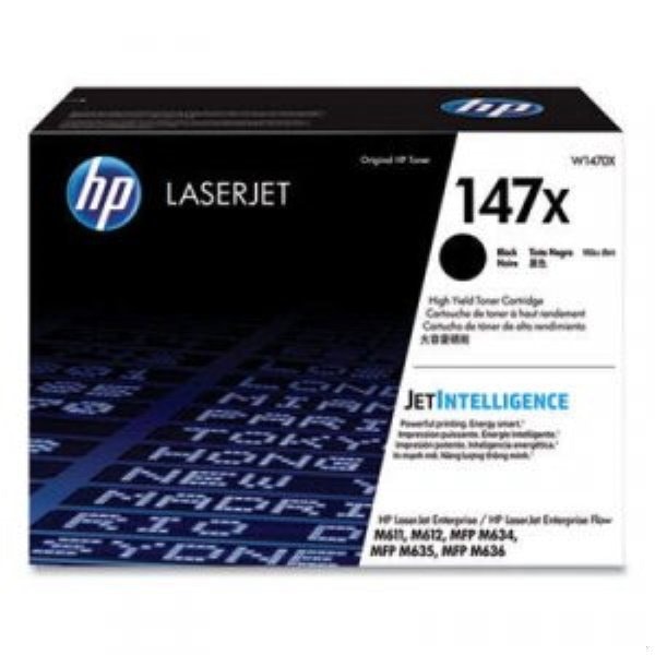 Hp HP 147X High Yield Original LaserJet Toner Cartridge for US Govt W1470XG - main