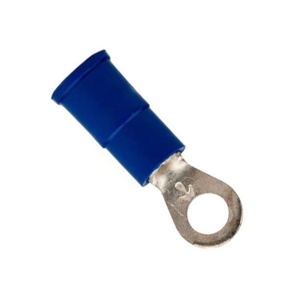 3M 16-14 Vinyl Insulated Butted S Eam Ring Terminal #6 Stud, 1000PK 12-6S-P - main