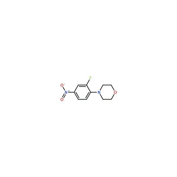 Ak Scientific 3-Fluoro-4-(morpholin-4-yl)nitrobenzene (5g), CAS 2689-39-6 Z2730-5g - main