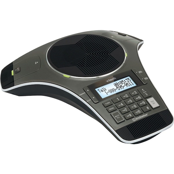 Vtech VTech ErisStation VCS702 DECT 6.0 Conference Phone - Gunmetal - 1 x Phone Line - Speakerphone VCS702 - main