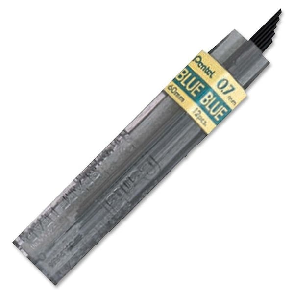 Pentel Refill Lead Blue (0.7mm) Fine, 12 Pieces, PK12 PPB7 - main