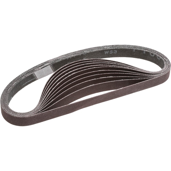 Grizzly 1/2" x 18" A/O Sanding Belt 180 Grit, 10PK T25734 - main
