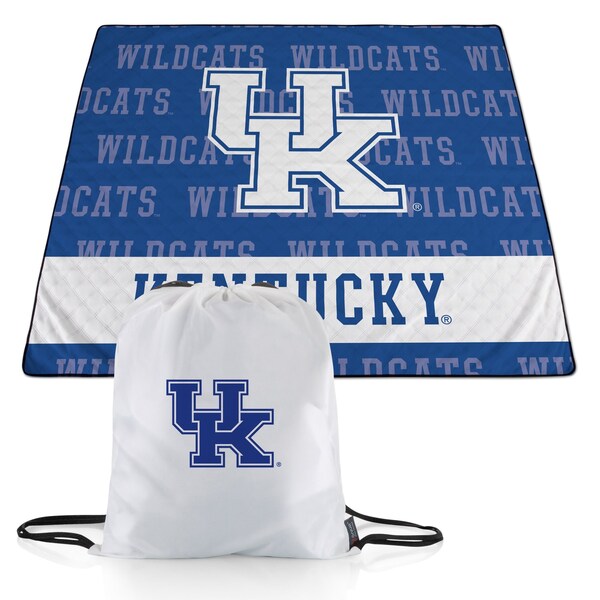 Picnic Time Family Of Brands NCAA Kentucky Wildcats Impresa Picnic Blanket - Lightweight Beach Blanket - Machine Washable 819-01-999-266-0 - main