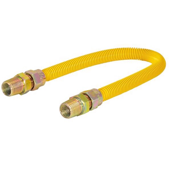 Eastman 1/2 in. ID each X 5/8 in. D OD 18 in. Stainless Steel Gas Appliance Connector 30YE515018 - main