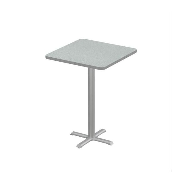 Correll Square Cafe Table, 36 in W, 36 in L, 42 in H, Particleboard Top, Gray Granite SXB36S-15-98-13 - main